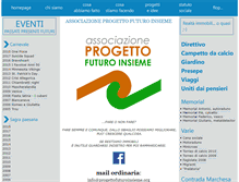 Tablet Screenshot of progettofuturoinsieme.org
